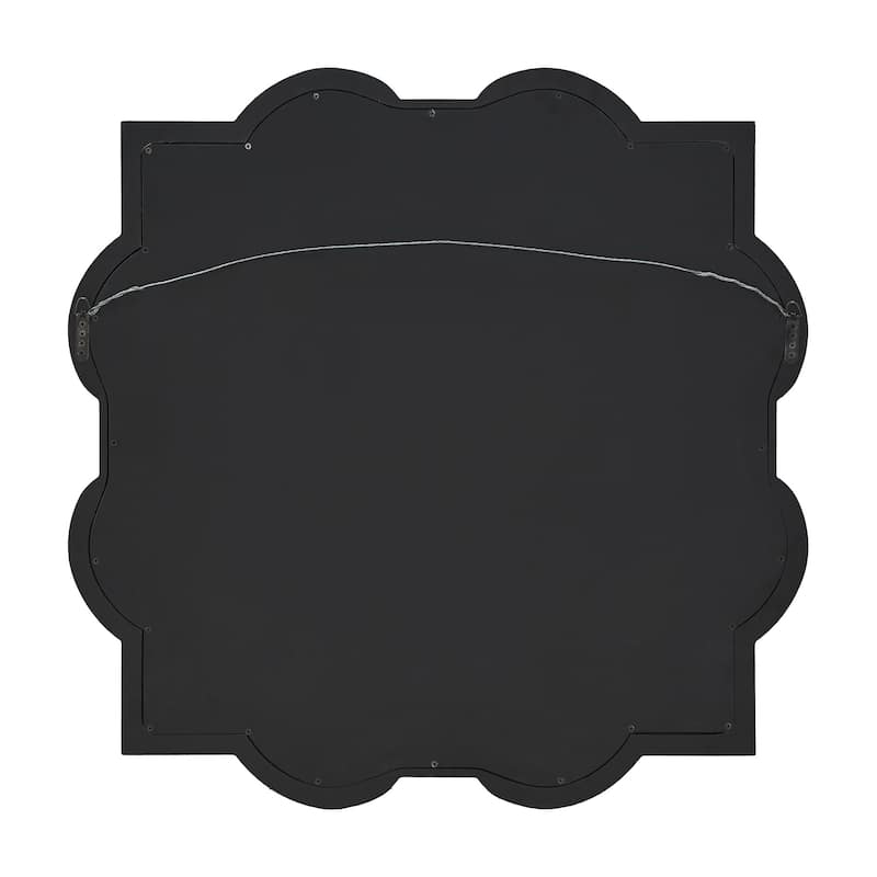 Fantina Antique Silver Paned Wall Mirror by iNSPIRE Q Classic