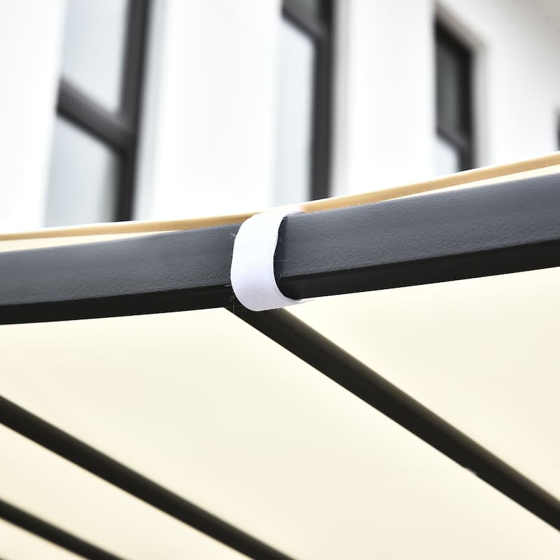 Outsunny Steel Outdoor Pergola Patio Canopy