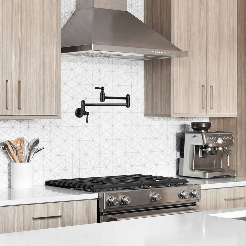 Copper Wall-Mounted Pot Filler Faucet