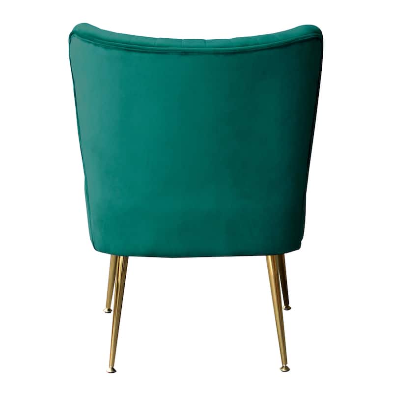 Haven Contemporary Velvet Upholstered Accent Chair