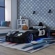 preview thumbnail 3 of 13, La Vetta Modern Twin Plastic Police Cruiser Kid Platform Bed with LED Lights and Handheld Remote by Furniture of America