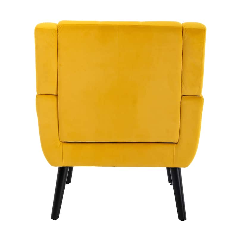 Modern Soft Velvet Material Ergonomics Accent Chair