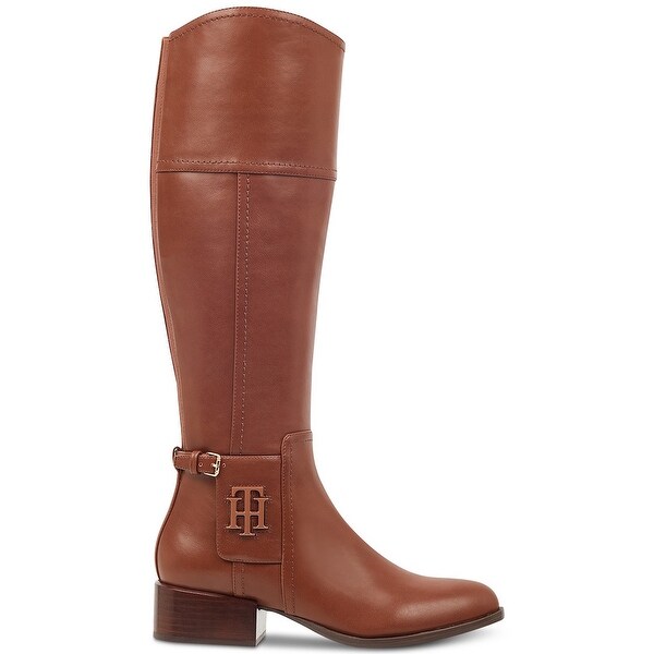 tommy hilfiger leather boots