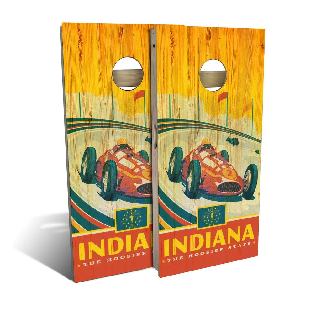 Indiana State Pride Outdoor Cornhole Board Set