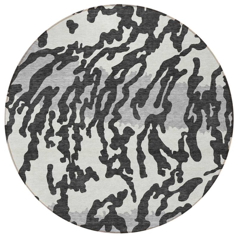 HomeRoots Animal Print Transitional Rectangle Outdoor Rug