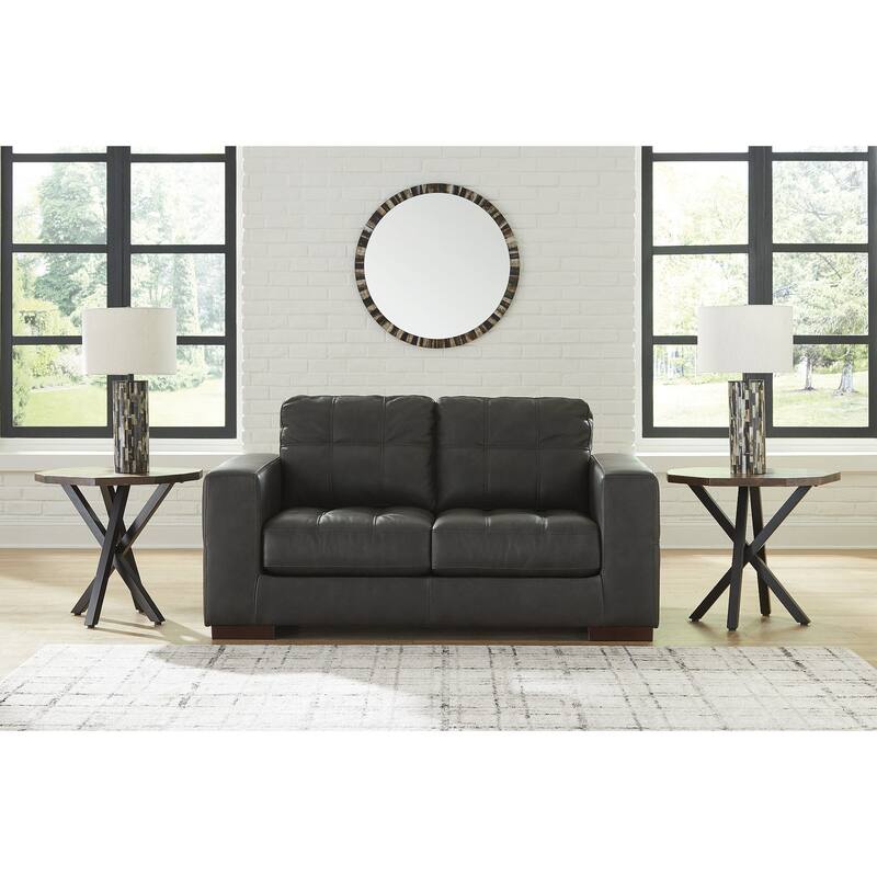 Signature Design by Ashley Luigi Brown 2-Piece Upholstery Package - 96" W x 41" D x 35" H