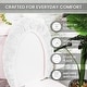 preview thumbnail 107 of 189, Home Weavers Waterford Collection Cotton Toilet Lid Rug | Elastic Fit | Fit Most Standard Toilet Lid | 18"x18"