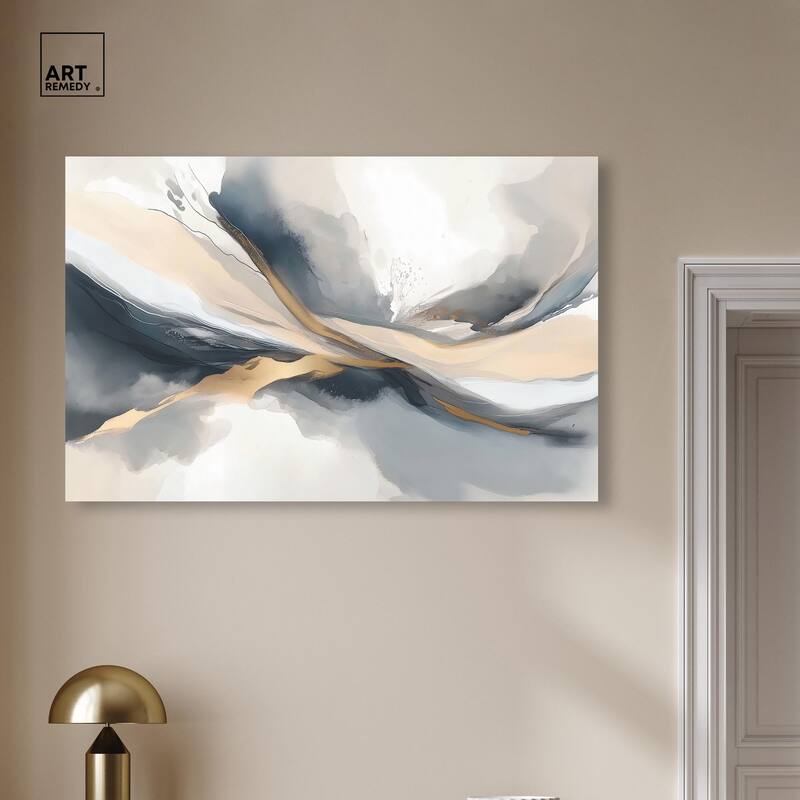 Dynamic Swirls II Canvas by Art Remedy, Gallery Wrapped