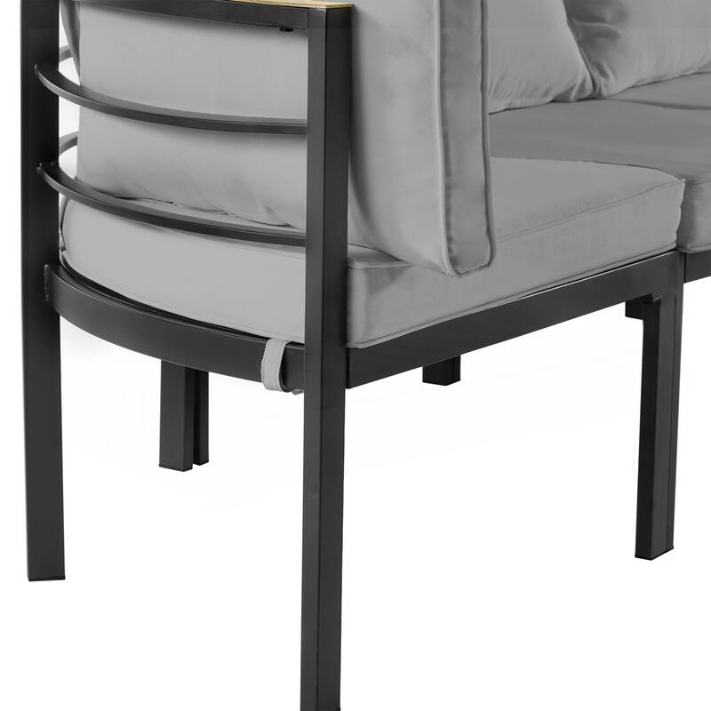 Modern Outdoor Sectional Sofa Set Patio Seating Group