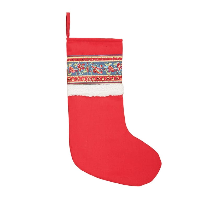 Sami Christmas Xmas Stocking - Red