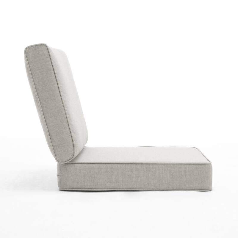 Outdoor 4.7" Thick Sunbrella Cushion Set with Back and Seat Cushions