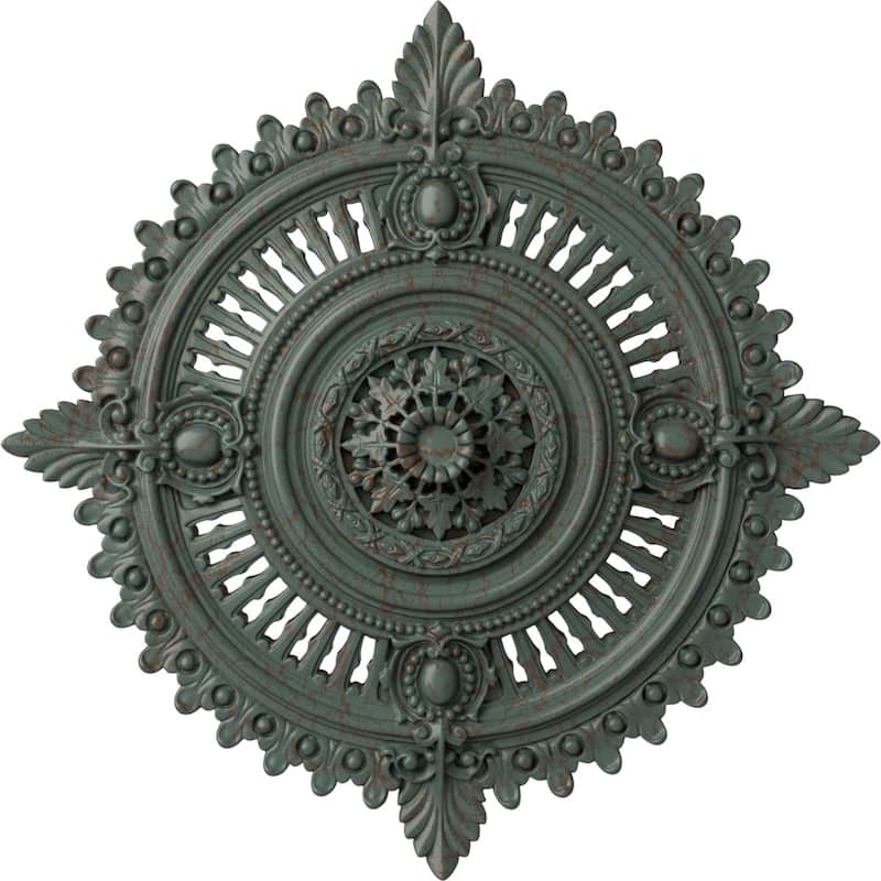 29 1/8"OD x 1 1/4"ID x 4"P Haylynn Ceiling Medallion