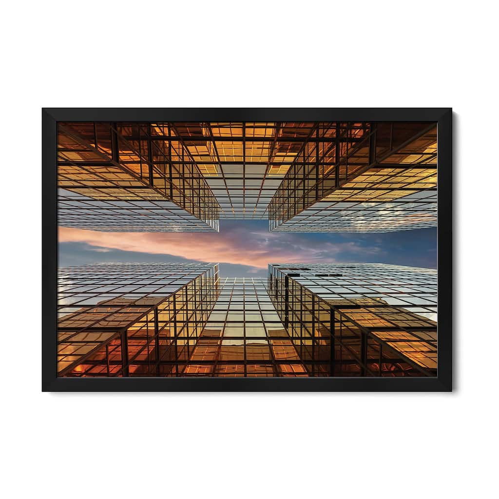 Golden Mirrors Premium Framed Poster by Fabrizio Massetti