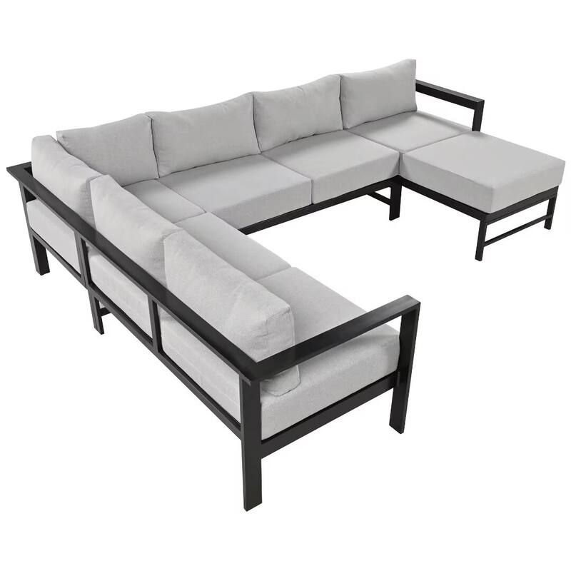 Ushaped outdoor sofa set,suitable for gardens,backyards and balconies