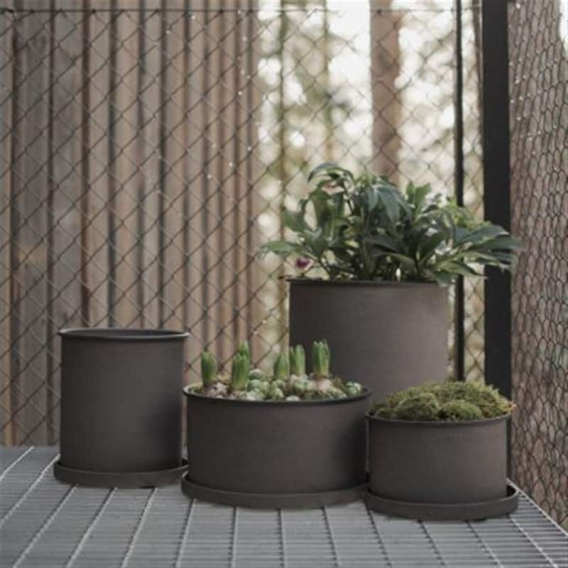 PLANT POT 2-set brown