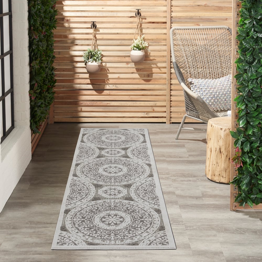 Nourison Calobra Boho Medallion Indoor Outdoor Area Rug