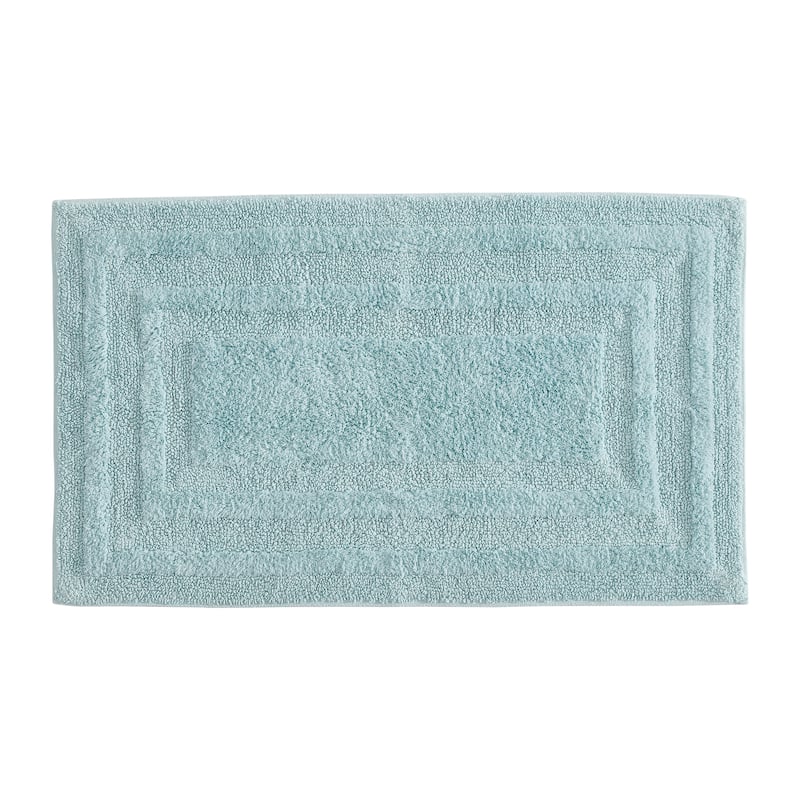 Eddie Bauer Logan Cotton Bath Runner Rug - 40 x 24 - Turquoise