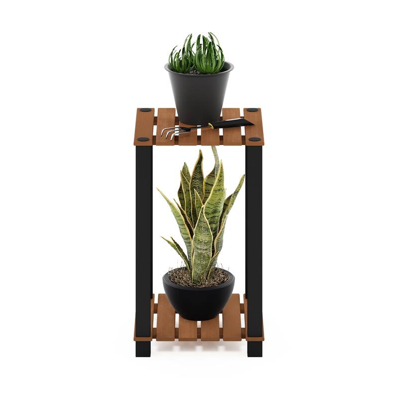 Furinno Pangkor 2-Tier Indoor Outdoor Plant Shelf