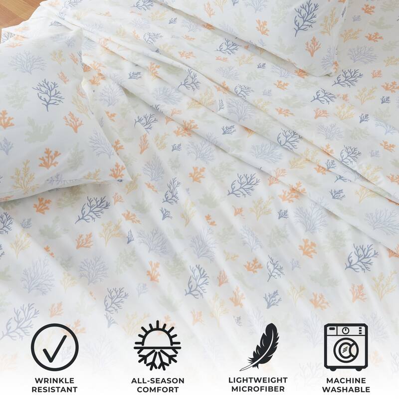 Premium Coastal Microfiber Sheet Set