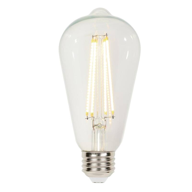 Westinghouse Lighting 4.5-Watt (40 Watt Equivalent) Clear ST20 Dimmable Filament LED Light Bulb, Medium Base - 6-Pack