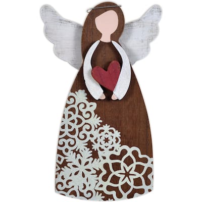 Rustic Angel Tabletop 12" -Set of 2