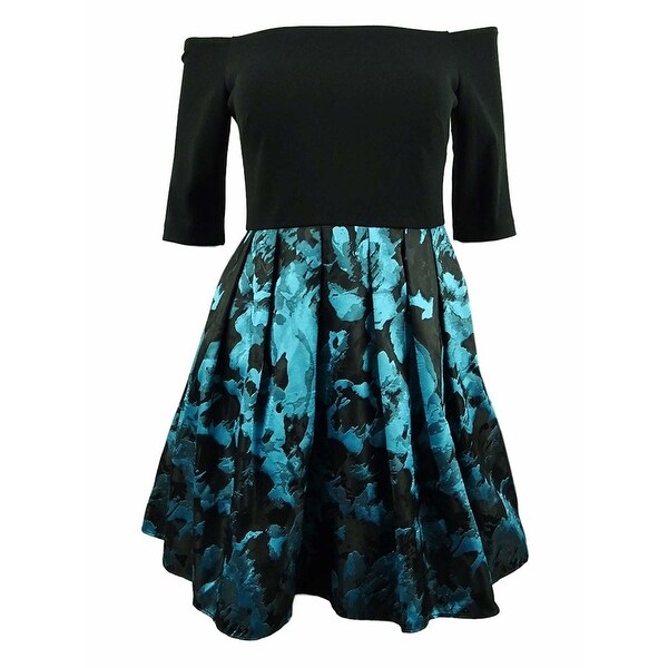 betsy and adam fit and flare dress