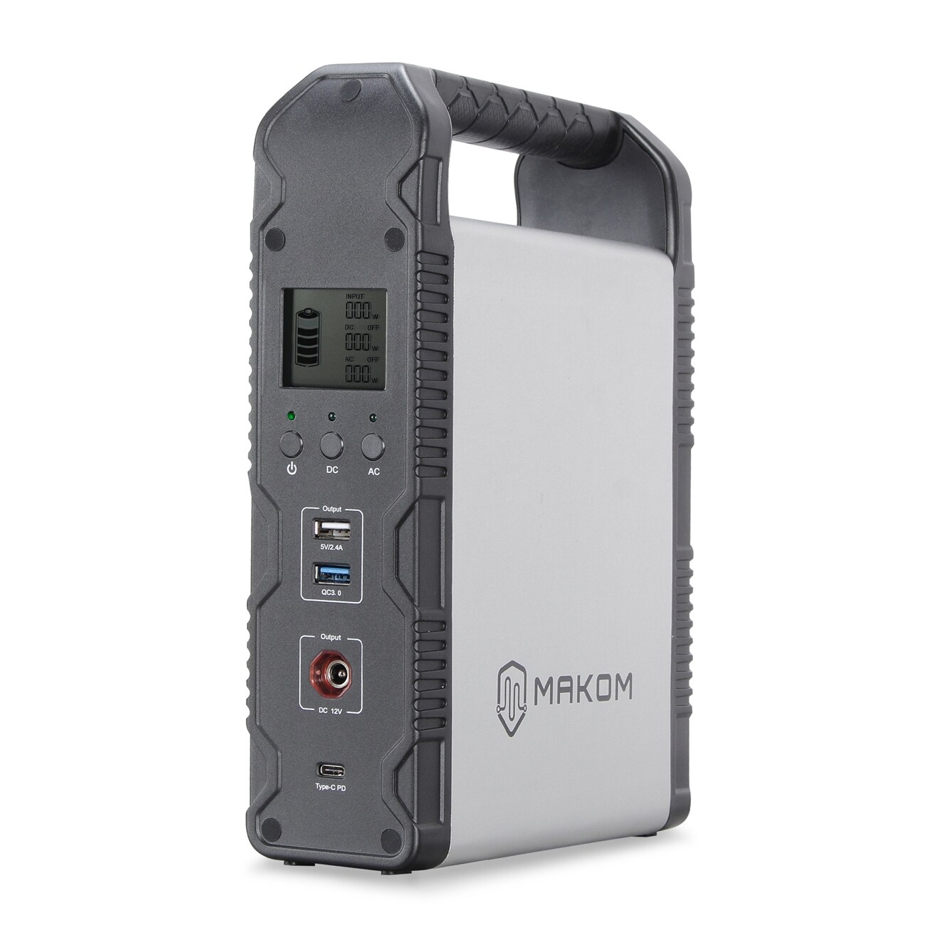 Shop Makom 200wh Portable Power Generator Power W 12v Car Dc Ac Usb Standard Overstock 25862229