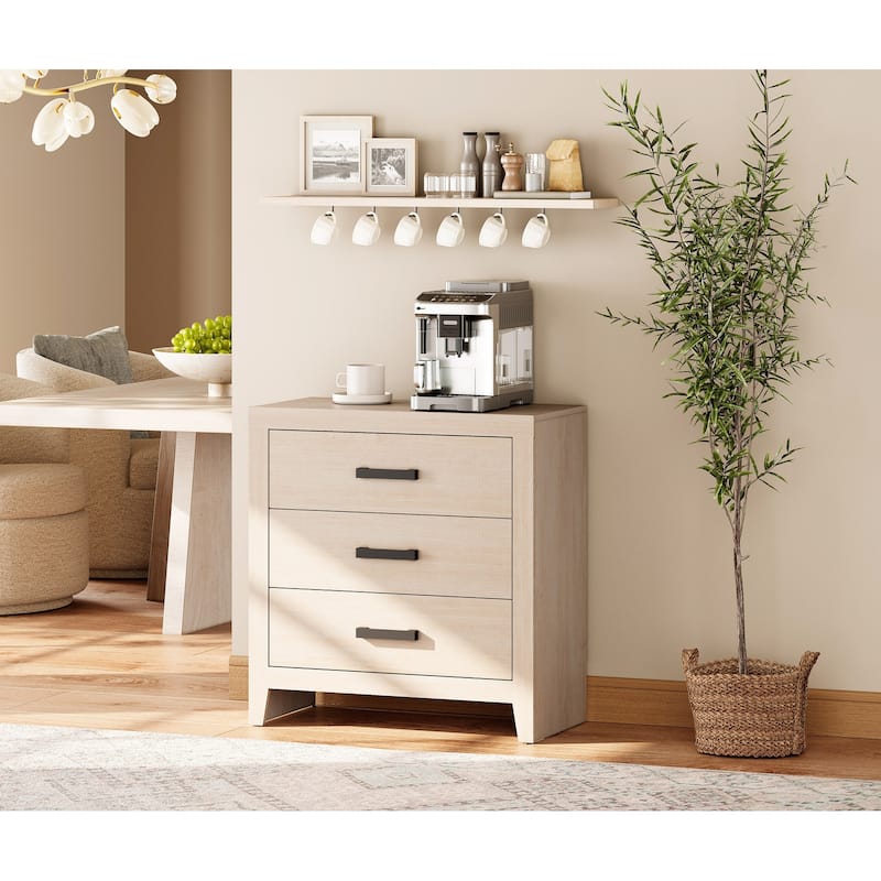 WAMPAT Farmhouse TV Stand, Modern Wood Media Console, Rustic Entertainment Center with Storage for Living Room, Bedroom