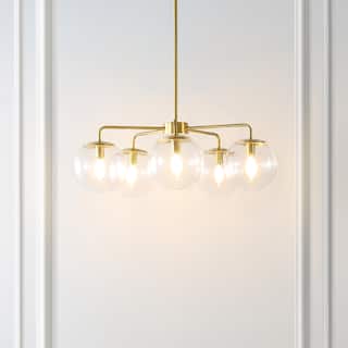 SAFAVIEH Lighting Negara Chandelier - 25" W x 25" D x 18-48" H