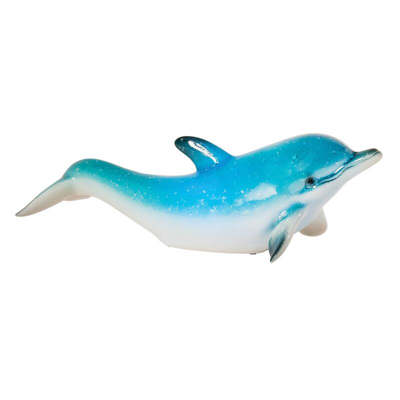 Dolphin with Led Figurine - Blue