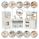 preview thumbnail 6 of 18, Teamson Kids Little Chef Atlanta Modular Play Kitchen with Accessories - 60.75" L x 12.99" W x 34.37" H