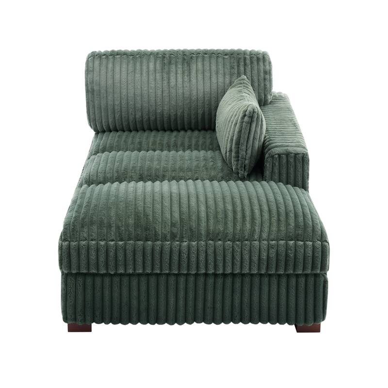 Oversized L-Shape Upholstered Chaise Lounge Sofa Couch
