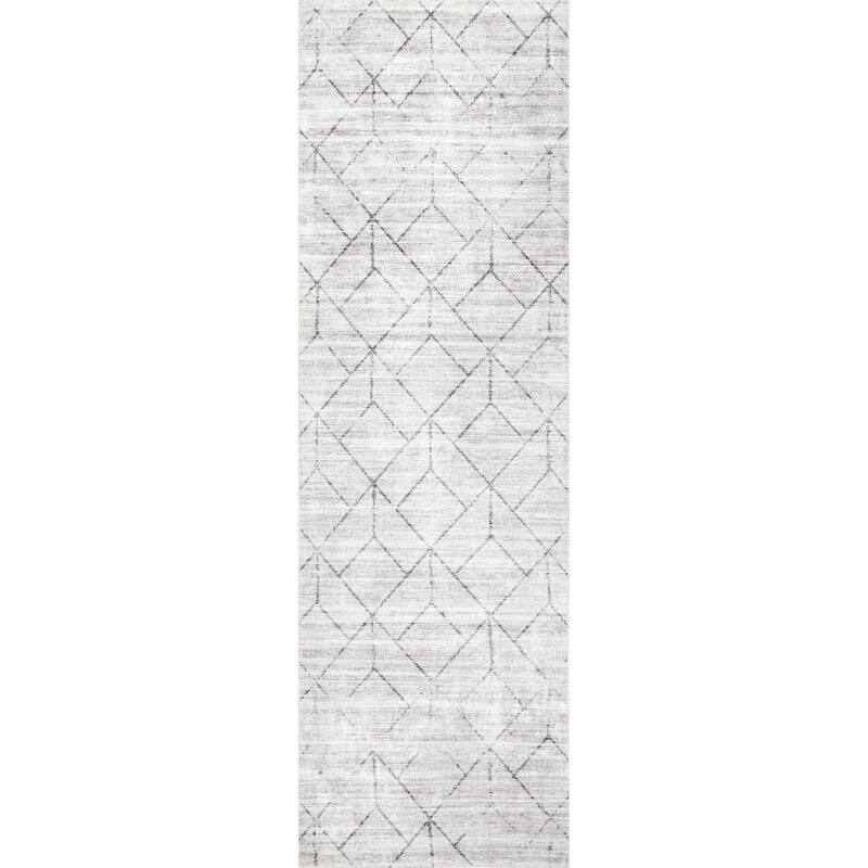 Nuloom Grier SplashGuard Diamond Machine Washable Area Rug