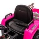preview thumbnail 15 of 34, 12V Battery Powered Electric Tractor Toy with 2-point Safety Belt and Remote Control, Pink