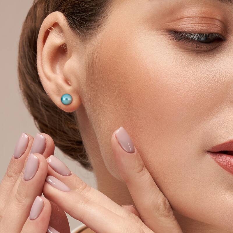 Miadora Ten Pairs Pearl Stud Earring Set-Multi Colors