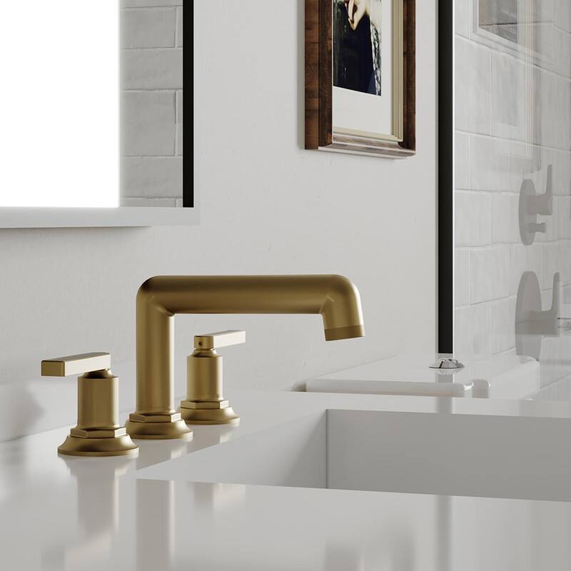 Widespread Bathroom Faucet 3 Holes Vanity Sink