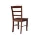 preview thumbnail 99 of 128, International Concepts Solid Wood Madrid Ladderback Chairs, Set of 2 - N/A