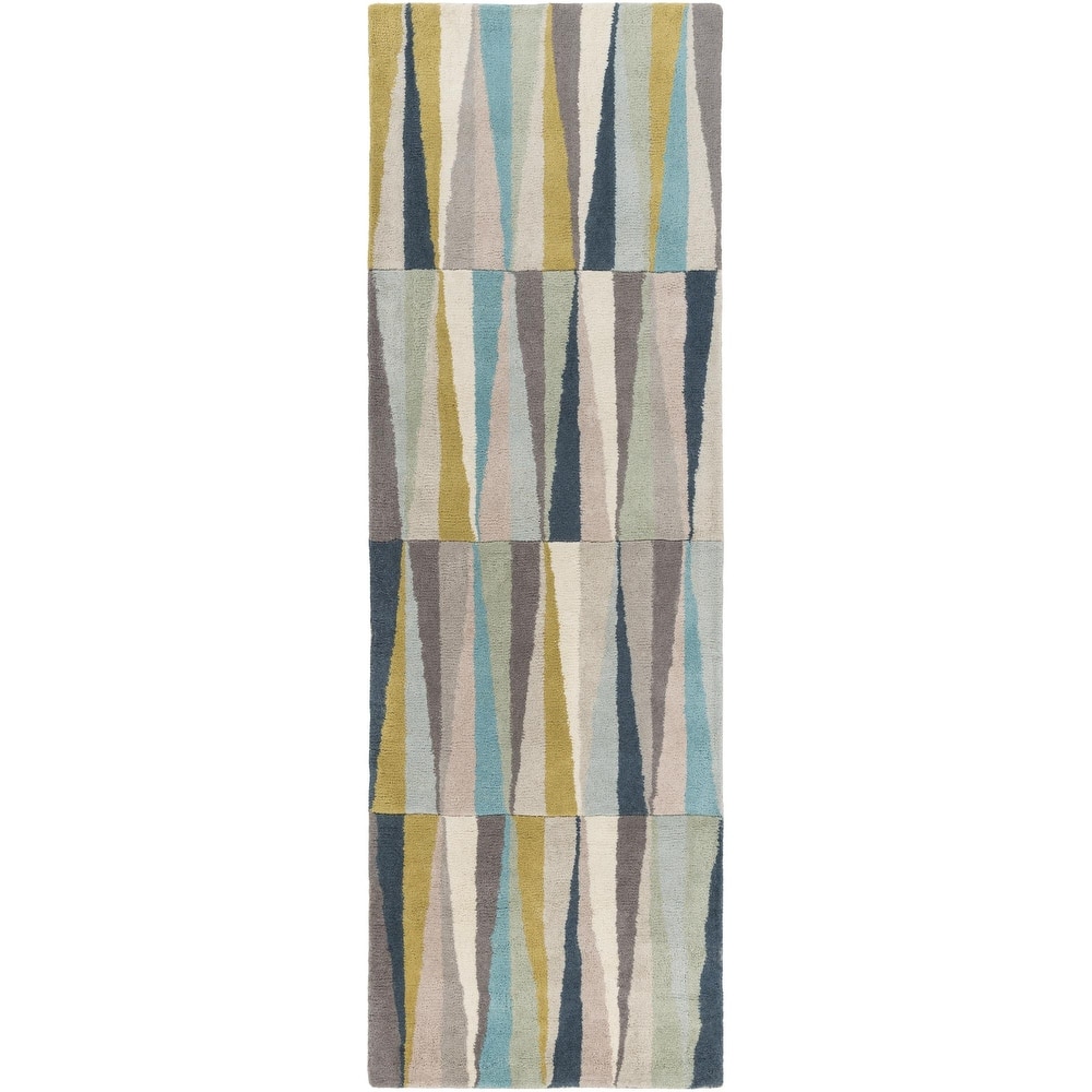 Livabliss Oasis Mid-Century Modern Geometric Area Rug