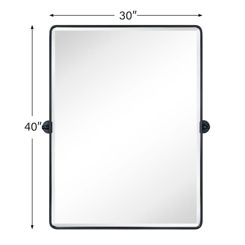 Woodvale Rectangle Metal Wall Mirrors