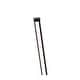 preview thumbnail 5 of 6, 1-Light Black LED Stick Table Lamp With A White Acrylic Diffuser