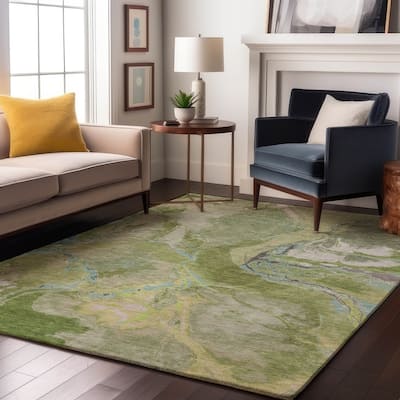Premium Washable Super Soft Abstract Skylar Mayfield Rug