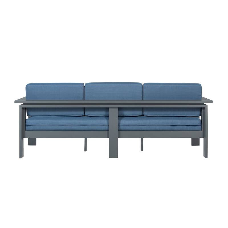 Sardinia Aluminum Frame Outdoor 84" Sofa