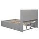 preview thumbnail 22 of 20, Wooden Full Size Bed Platform Bed with Storage Bookcase Headboard, 2 Storage Drawers & Charging Station for Kids Boys Girls
