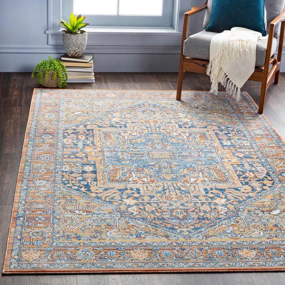 Livabliss Bodrum Traditional Indoor/Outdoor Area Rug