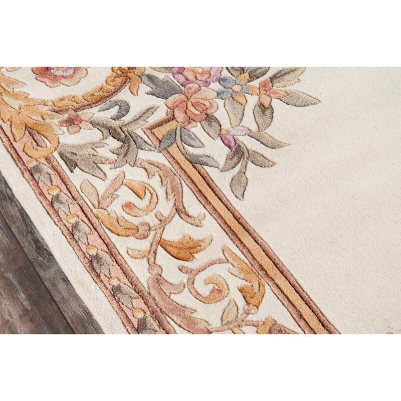 Momeni Harmony Hand Tufted Wool Traditional Floral Area Rug