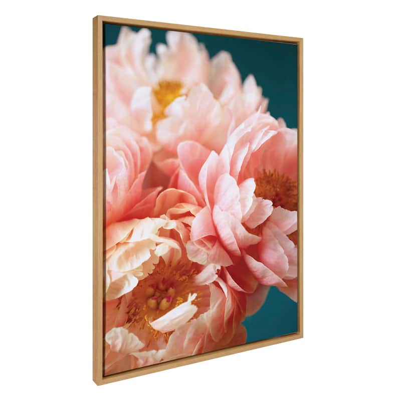Kate and Laurel Sylvie Margot Framed Canvas by Alicia Bock - 28x38 - Natural