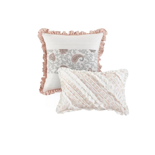 Madison Park Vanessa Cotton Percale 6-piece Coverlet Set