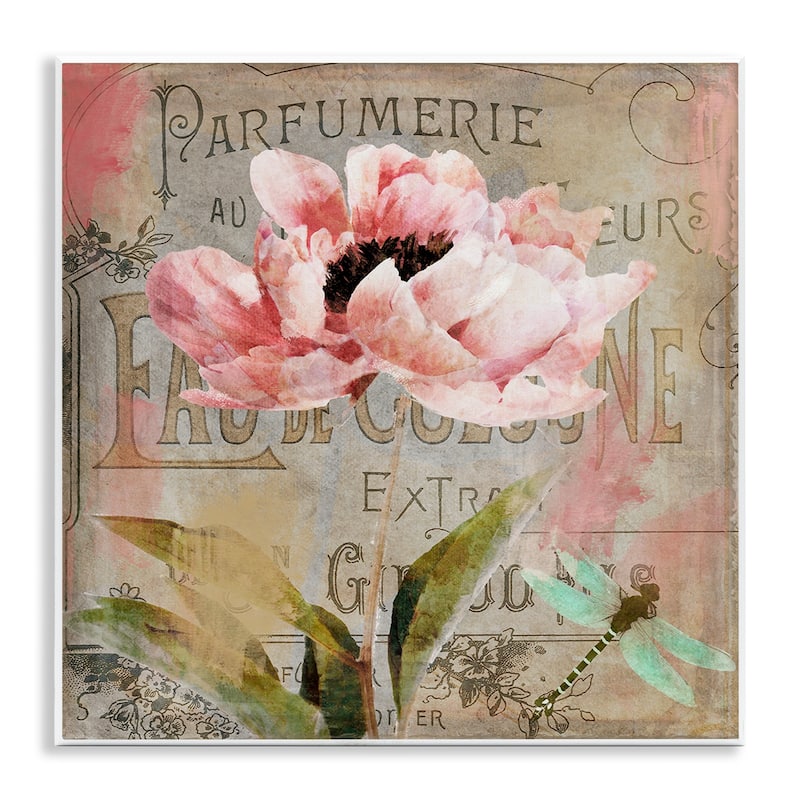Stupell French Vintage Blossom Wall Plaque Art Design By Sasha - 12 x 12