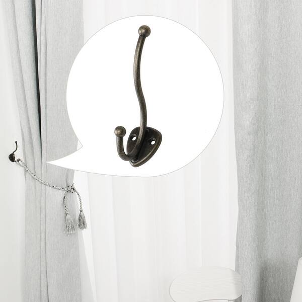 Shop Double Curtain Tieback Hooks Zinc Alloy Tassel Drapery