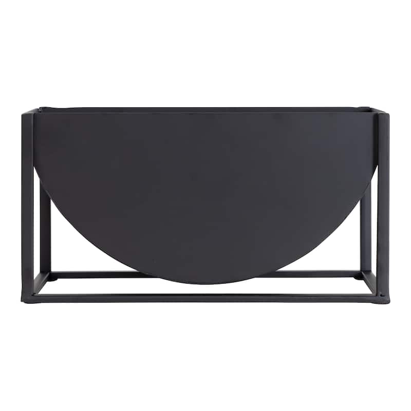Kate and Laurel Ozar Metal Tabletop Planter - 12x5x6